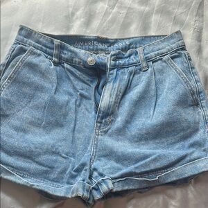 American Eagle Outfitters Light Blue Jean Shorts